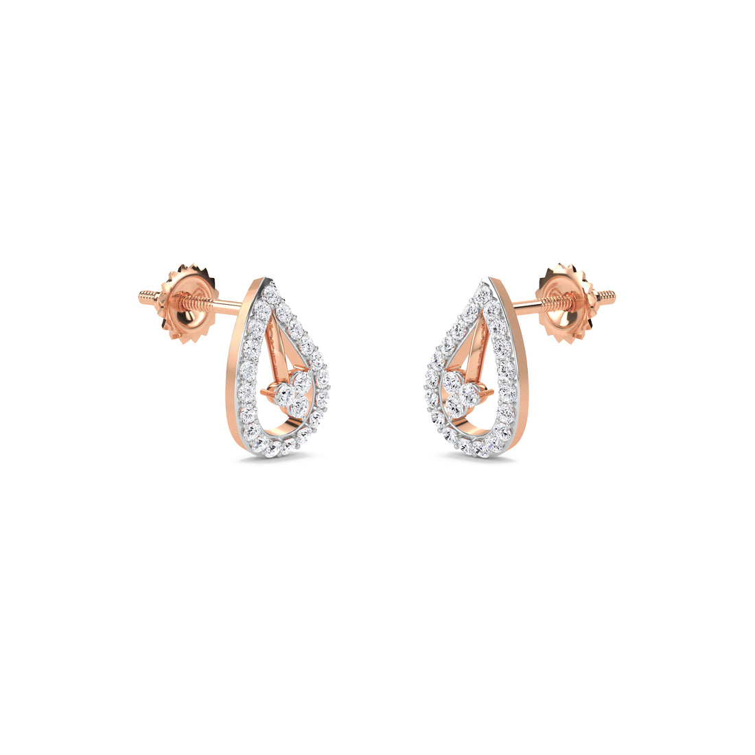 Antique Lab Grown Diamond Studs Gift For Her