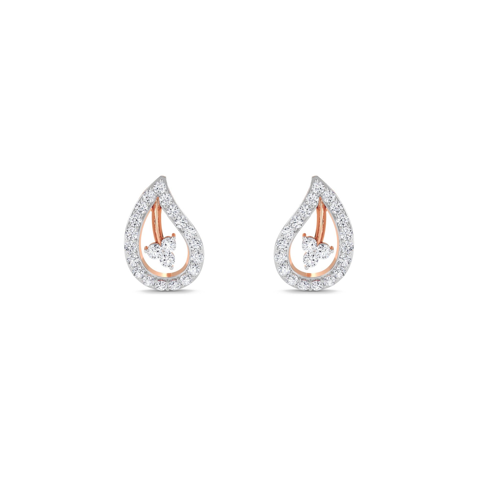 Antique Lab Grown Diamond Studs Gift For Her