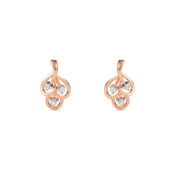 Unique Leaf Style Diamond Daily Wear Earrings