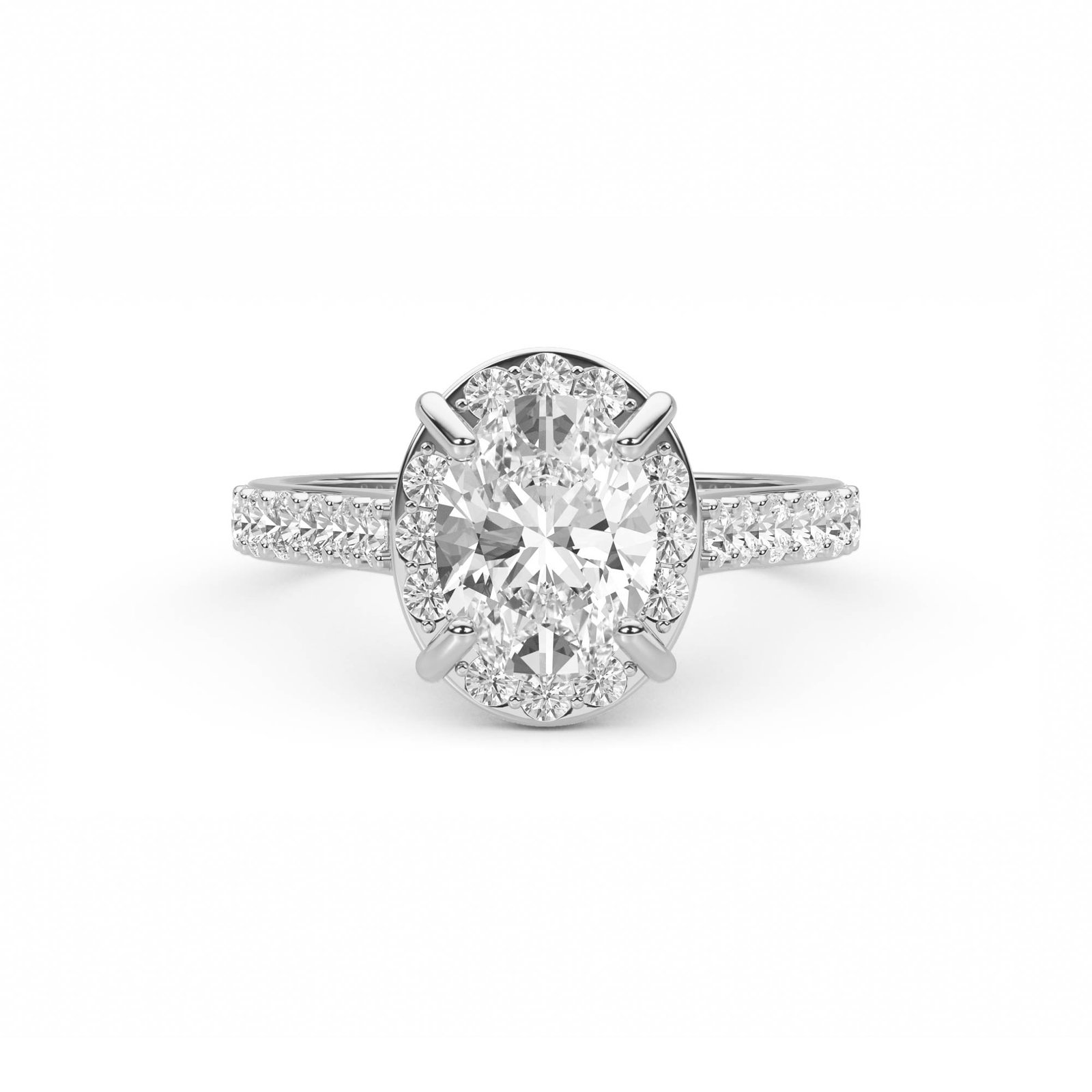 Eterna Solitaire Diamond Ring (Silver)