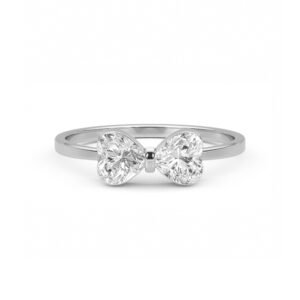 Celestial Butterfly Diamond Ring (Silver)