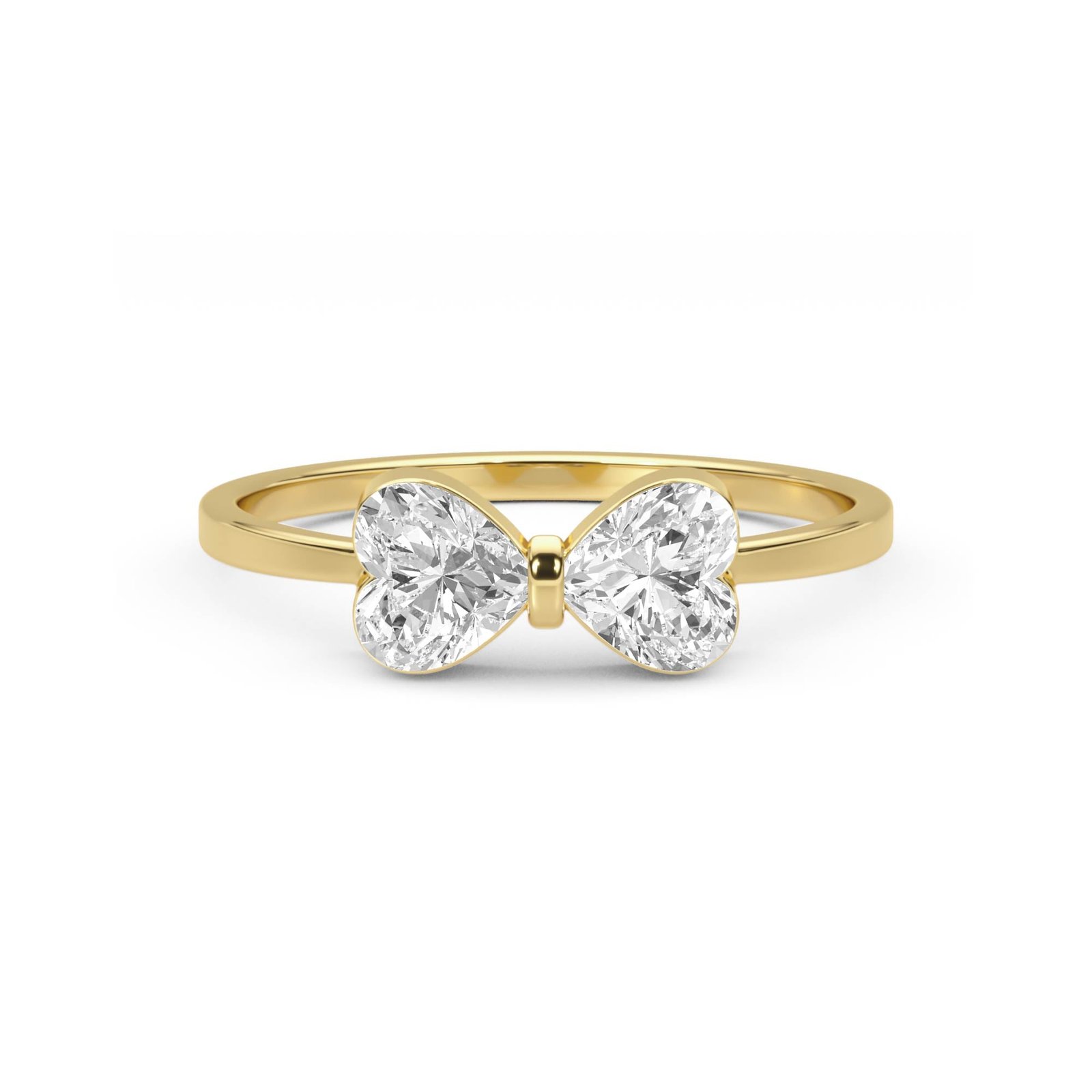 Celestial Butterfly Diamond Ring
