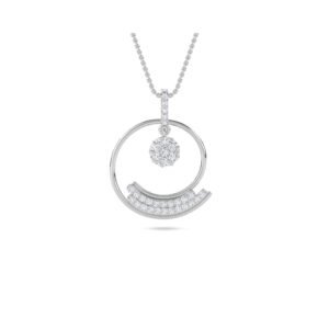 Grand Fancy Lab Grown Diamond Pendant (Silver)