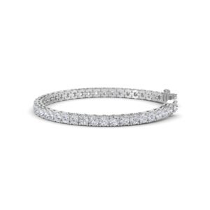 Heavenly Solitaire Tennis Bracelet For Girls (Silver)