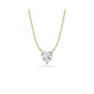 Dainty Heart Shape Diamond Lovely Pendant