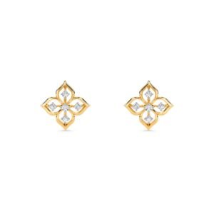 Elegant Leaf Style Tiny Studs Earrings
