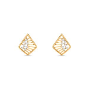 Kite Shape Diamond Girls Studs Earrings
