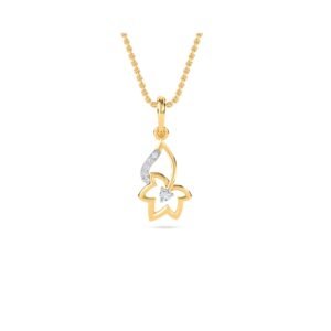Art Deco Tiny Designer Diamond Pendant