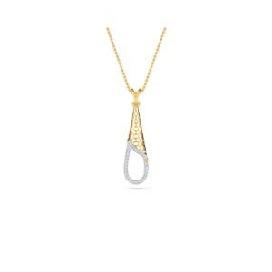 Delicate Nesting Style Diamond Pendant