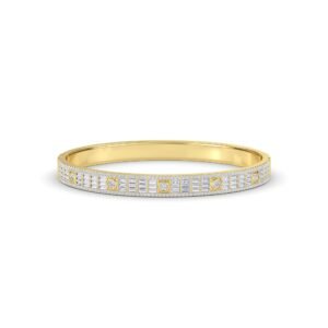 Luxurious Baguette & Round Lab Grown Diamond Men's Bracelet