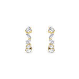 Dazzle Mix Diamond Hoop Earrings