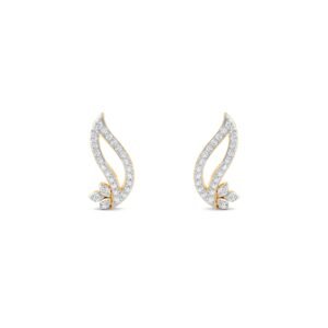 Luxury Carmen Round Diamond Studs Earrings