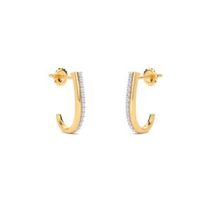 Imperia Diamond Hoop Earrings