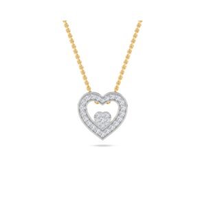 Hearty Drop Lab Grown Diamond Pendant