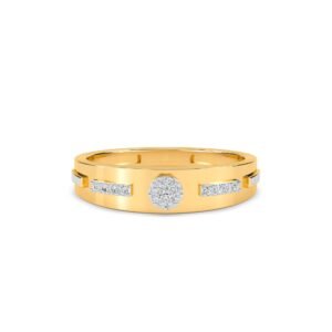 Lab Grown Diamond Cluster Ring For Men