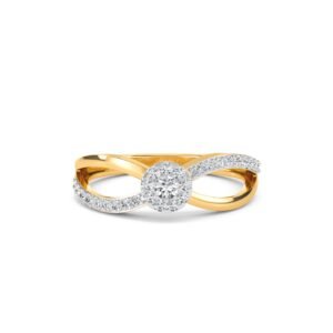 Lavish Infinity Style Lab Grown Diamond Ring