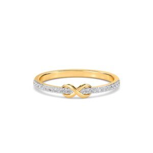 Classic Infinity Lab Grown Diamond Wedding Band