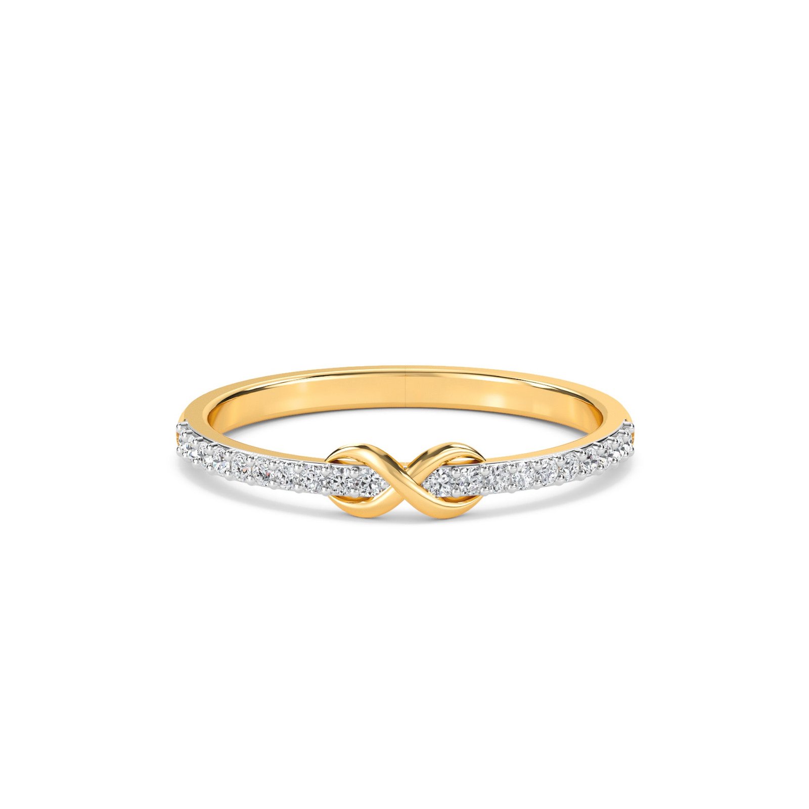 Classic Infinity Lab Grown Diamond Wedding Band