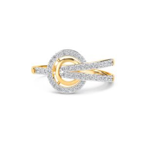 Dazzle Diamond Cricle Ring For Her