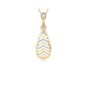 Luxurious Pear Shape Women Diamond Pendant