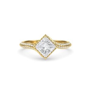 Artistic Princess Lab Grown Diamond Ring