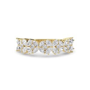 Imperia Floret Style Diamond Eternity Band