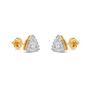 Trillion Shaped Diamond Tiny Studs