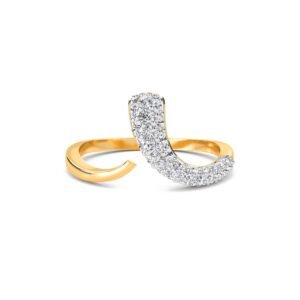 Sparkle Lab Grown Diamond Open Curved Band