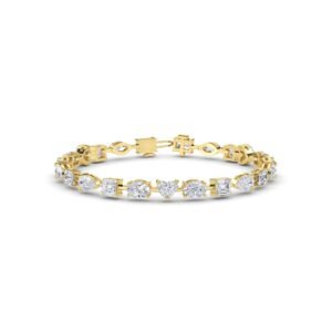 Latest Multi Diamond Daily Wear Tennis Bracelet