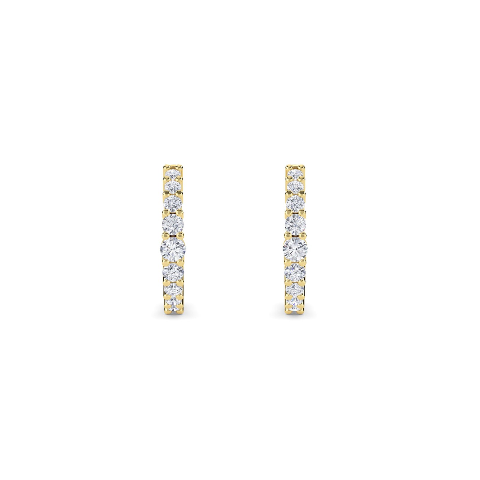 Lab Grown Diamond Classic Hoop Earrings
