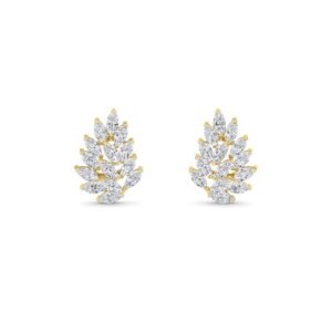 Shimmers Marquise Diamond Cluster Earrings