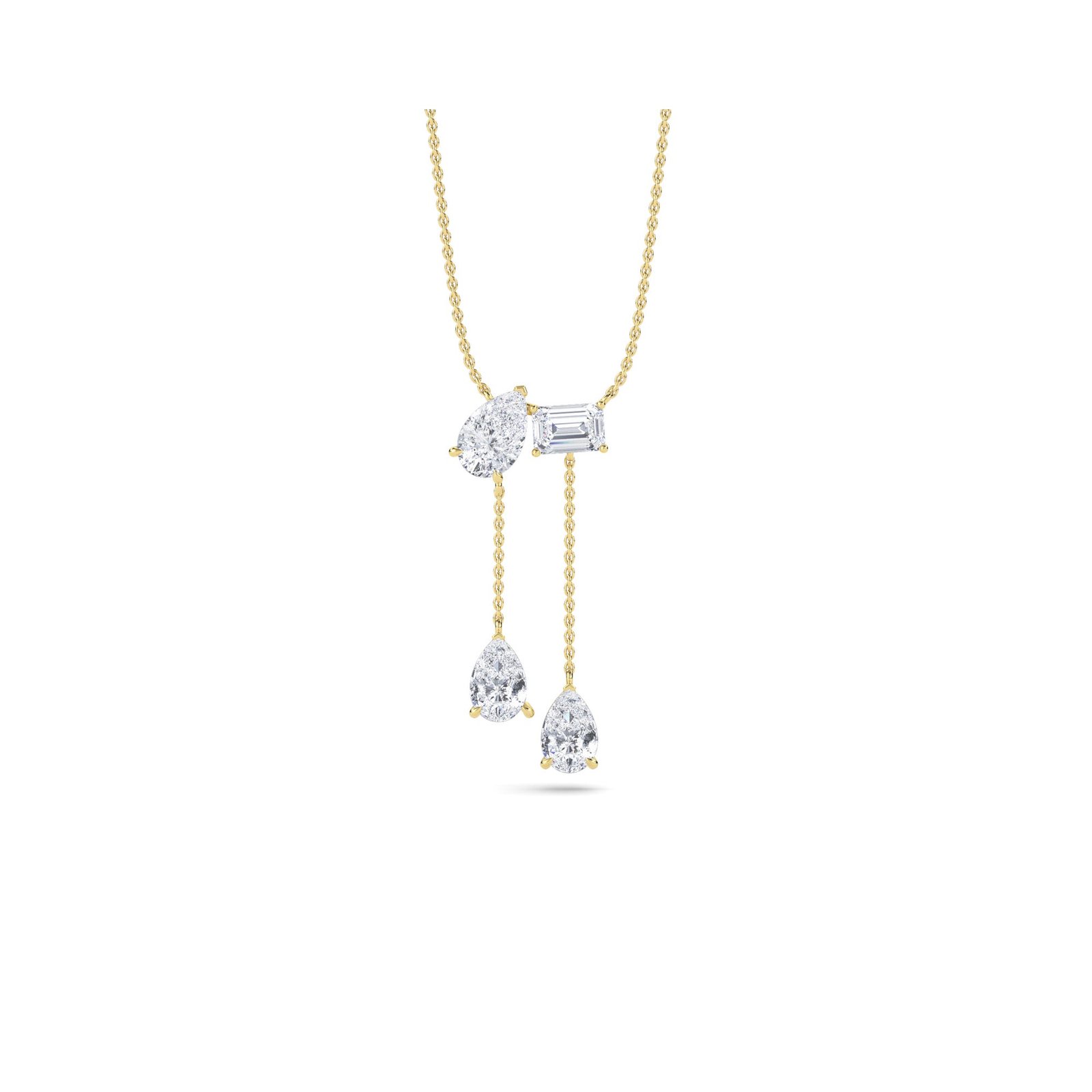 Glamorous Suai Dhaga Style Diamond Pendant