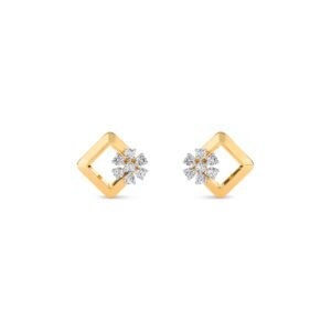 Regal Clasp Lab Grown Diamond Stud Earrings