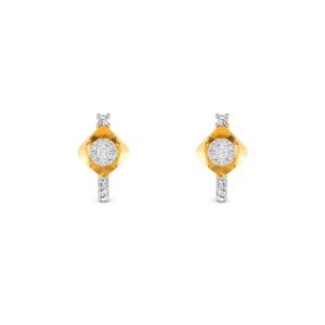 Tiny Lab Grown Diamond Hoop Earrings